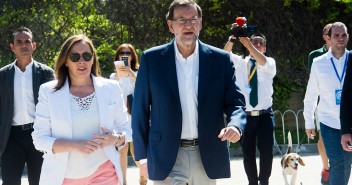 Mariano Rajoy ejerciendo su derecho a voto