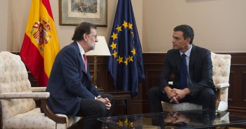 Mariano Rajoy se reúne con Pedro Sánchez