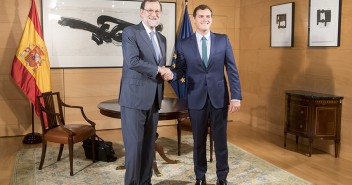 Mariano Rajoy se reúne con Albert Rivera 