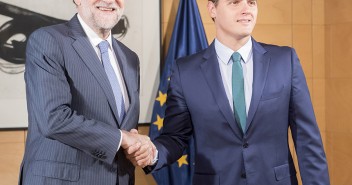Mariano Rajoy se reúne con Albert Rivera 