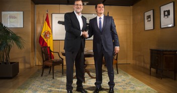 Mariano Rajoy se reúne con Albert Rivera