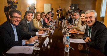 Segunda reunión de los equipos del PP y Ciudadanos en el Congreso de los Diputados