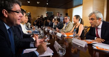 Cuarta reunión de los equipos de PP y Ciudadanos en el Congreso de los Diputados