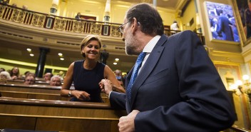 Mariano Rajoy durante la sesión de investidura