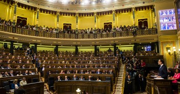 Mariano Rajoy durante la sesión de investidura 