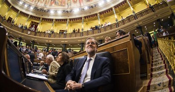 Mariano Rajoy en el segundo día del Debate de Investidura