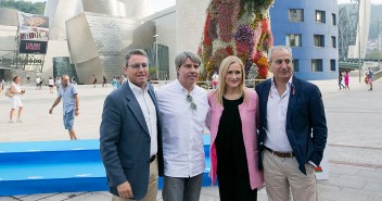 Jose María Arribas, Ángel Garrido, Cristina Cifuentes y Juan Carlos Vera en el encuentro de presidentes autonómicos del PP