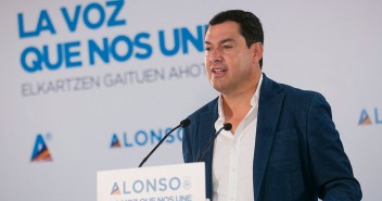 Juanma Moreno en el encuentro de presidentes autonómicos del PP