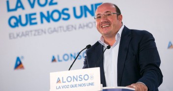Pedro Antonio Sánchez en el encuentro de presidentes autonómicos del PP