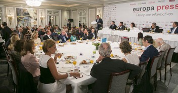 Alberto Núñez Feijóo interviene en el Desayuno Informativo de Europa Press