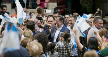 Mariano Rajoy clausura un acto en Pontevedra