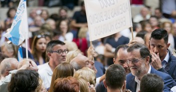 Mariano Rajoy clausura un acto en Pontevedra