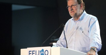 Mariano Rajoy interviene en un acto en San Ciprian (Lugo)