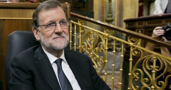 Mariano Rajoy durante la Sesión de Investidura