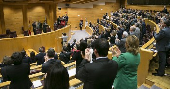 Mariano Rajoy preside la reunión del GPP en el Senado