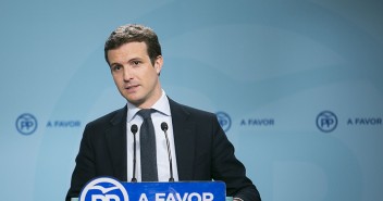 El vicesecretario de Comunicación del PP, Pablo Casado