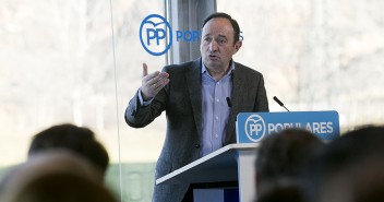 El presidente del PP de La Rioja, Pedro Sanz