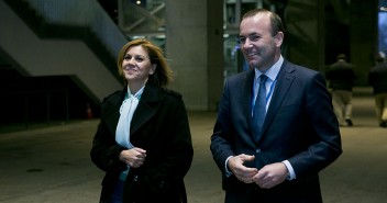 María Dolores de Cospedal con Manfred Weber