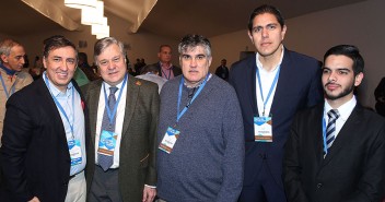 José Ramón García-Hernández con varios miembros del PP Internacional