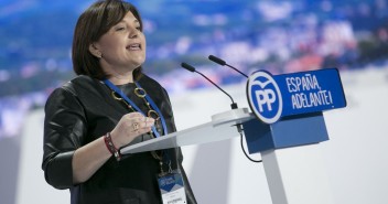 Isabel Bonig durante la Ponencia Social del 18 Congreso del PP