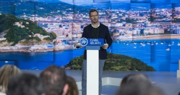 Javier Maroto durante la Ponencia Social del 18 Congreso del PP