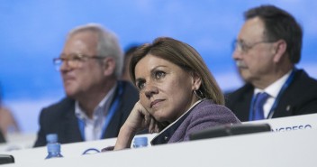 María Dolores de Cospedal durante la proclamación de cargos 18 Congreso PP