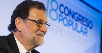 El presidente del Partido Popular, Mariano Rajoy