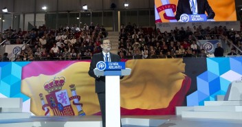 Mariano Rajoy durante la clausura del 18 Congreso del PP