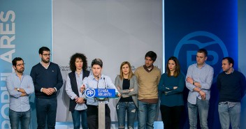 Rueda de prensa De Diego Gago, candidato a presidir Nuevas Generaciones