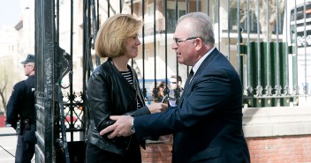 María Dolores Cospedal, asiste al acto homenaje con motivo del Día Europeo de las Víctimas del Terrorismo