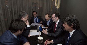 Reunión con el presidente de Ucrania, Petró Poroshenko