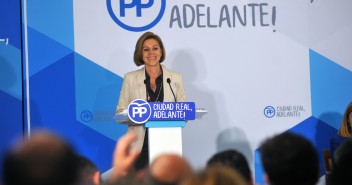 Mª Dolores Cospedal inaugura  el XIV Congreso Provincial del PP de Ciudad Real