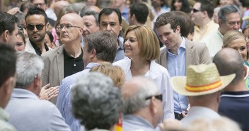 Mª Dolores Cospedal clausura el acto de balance de dos años de gobierno de Cifuentes en Madrid