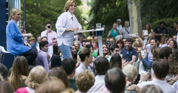 Mª Dolores Cospedal clausura el acto de balance de dos años de gobierno de Cifuentes en Madrid