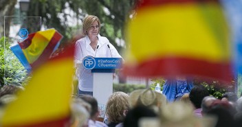 Mª Dolores Cospedal clausura el acto de balance de dos años de gobierno de Cifuentes en Madrid