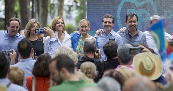 Mª Dolores Cospedal clausura el acto de balance de dos años de gobierno de Cifuentes en Madrid