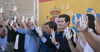 Pablo Casado en el homenaje a Miguel Ángel Blanco