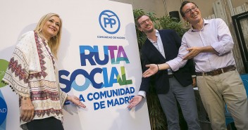 Javier Maroto y Cristina Cifuentes presentan la Ruta Social del PP de Madrid