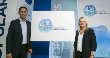 Fernando Martínez-Maillo y Mari Mar Blanco presentan el logo #40AñosPP