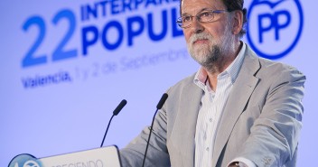 Mariano Rajoy en la clausura de la 22 Interparlamentaria Popular