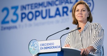 María Dolores de Cospedal en la 23 Intermunicipal Popular