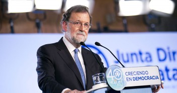 Mariano Rajoy interviene en la Junta Directiva del PP de Cataluña