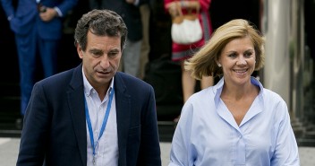 María Dolores de Cospedal en la reunión de presidentes provinciales del PP