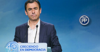  El coordinador general del Partido Popular, Fernando Martínez-Maillo, en rueda de prensa