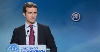 El vicesecretario de Comunicación del PP, Pablo Casado