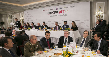 Mariano Rajoy interviene en los desayunos de Europa Press