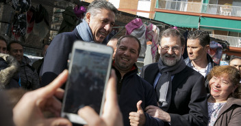 Mariano Rajoy inaugura la nueva sede del PPC en Badalona