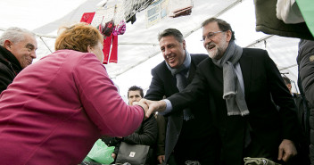 Mariano Rajoy inaugura la nueva sede del PPC en Badalona