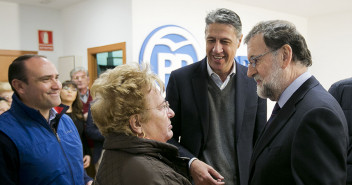 Mariano Rajoy inaugura la nueva sede del PPC en Badalona