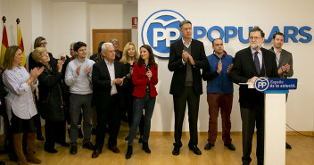 Mariano Rajoy inaugura la nueva sede del PPC en Badalona